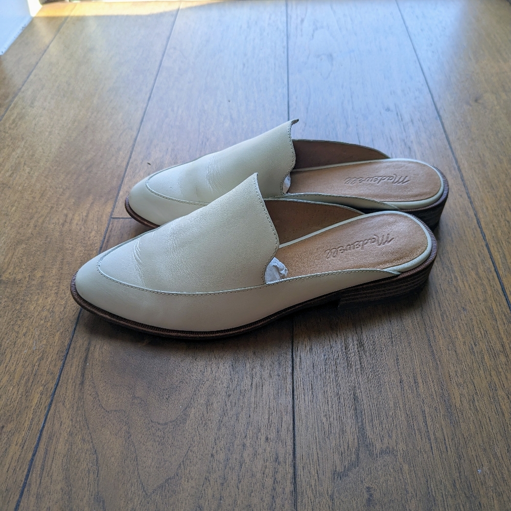 Madewell Frances Loafer (White, 7.5) Excellent Condition